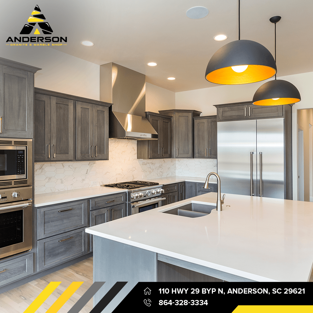 Creating Stunning Spaces: How Anderson Granite and Marble Shop’s Countertops Elevate Your Home Décor